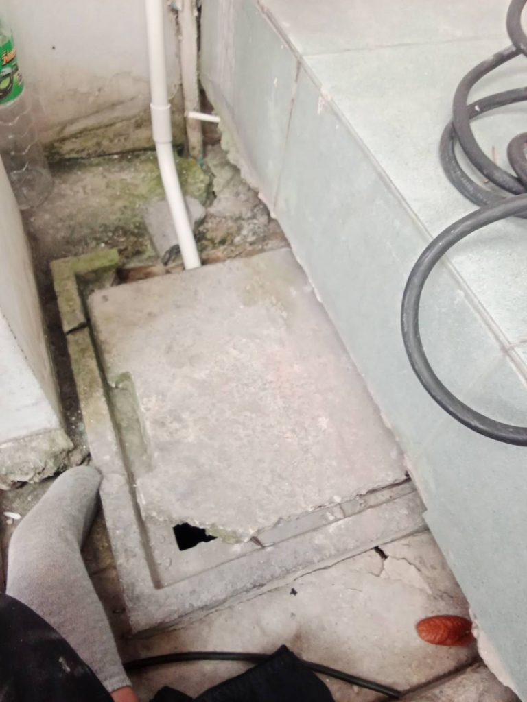 จุดติดตั้งแท่งกราวด์