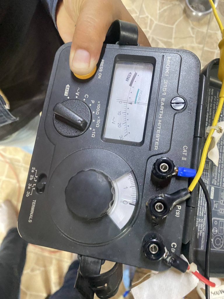 วัดค่าความต้านทานดิน