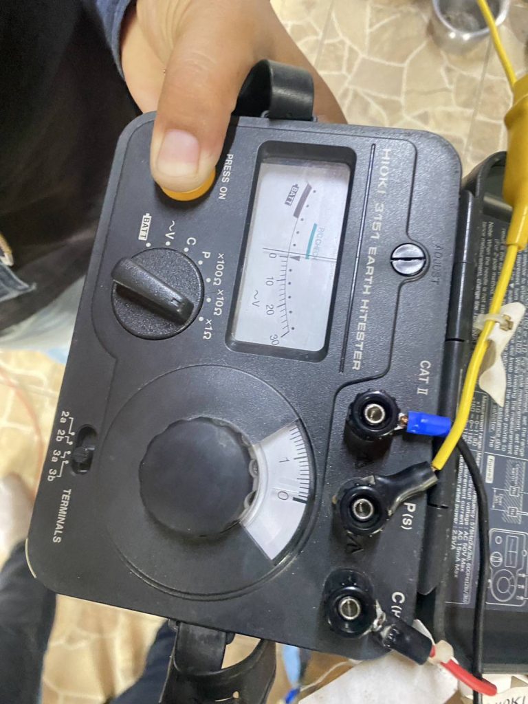 ทดสอบค่าความต้านทานดิน