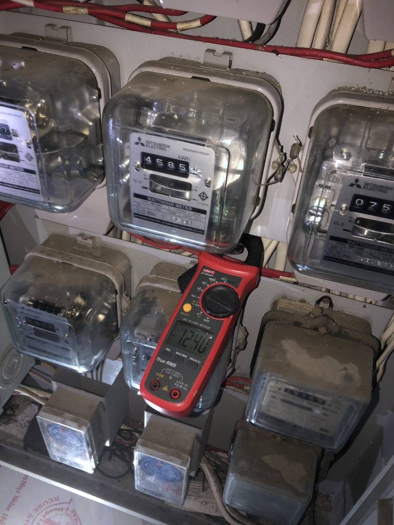 วัดไฟมอเตอร์ไฟฟ้า