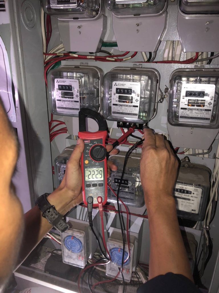 วัดไฟมอเตอร์ไฟฟ้า