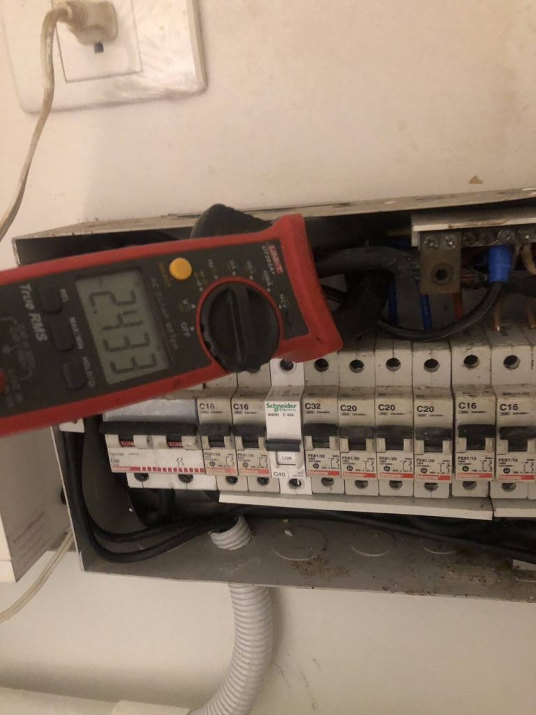 วัดกระแสตู้คอนซูมเมอร์