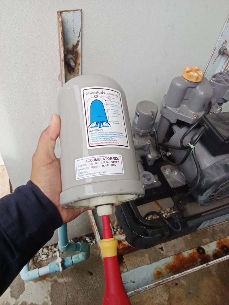 ตรวจเช็กปั๊มน้ำ