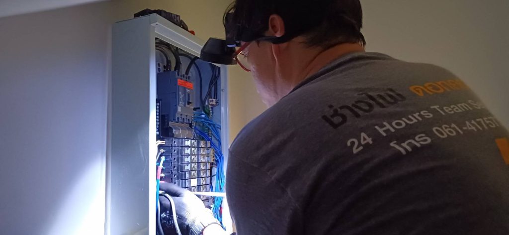 ติดตั้งตู้โหลด