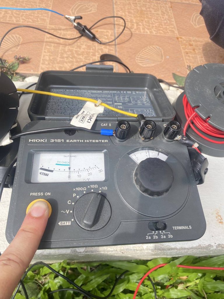 วัดค่าความต้านทานดิน