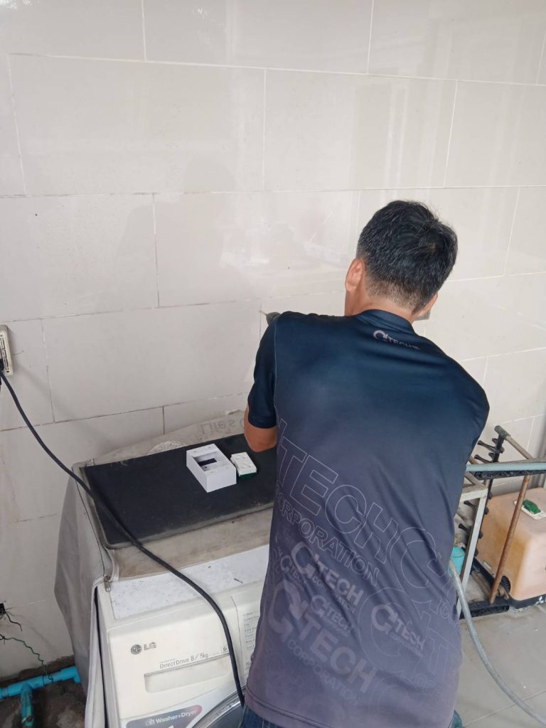 เตรียมติดตั้งปลั๊ก