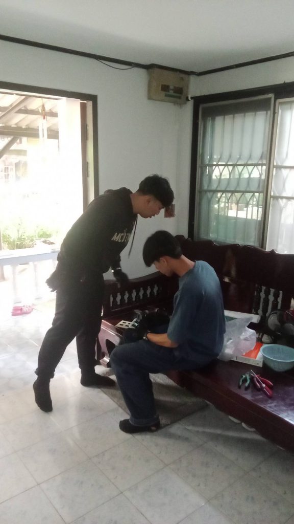 จัดเตรียมอุปกรณ์