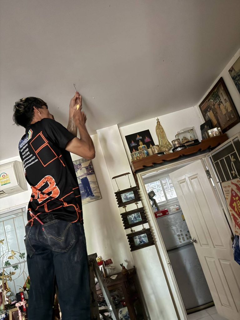 เตรียมการติดตั้งดาวน์ไลท์