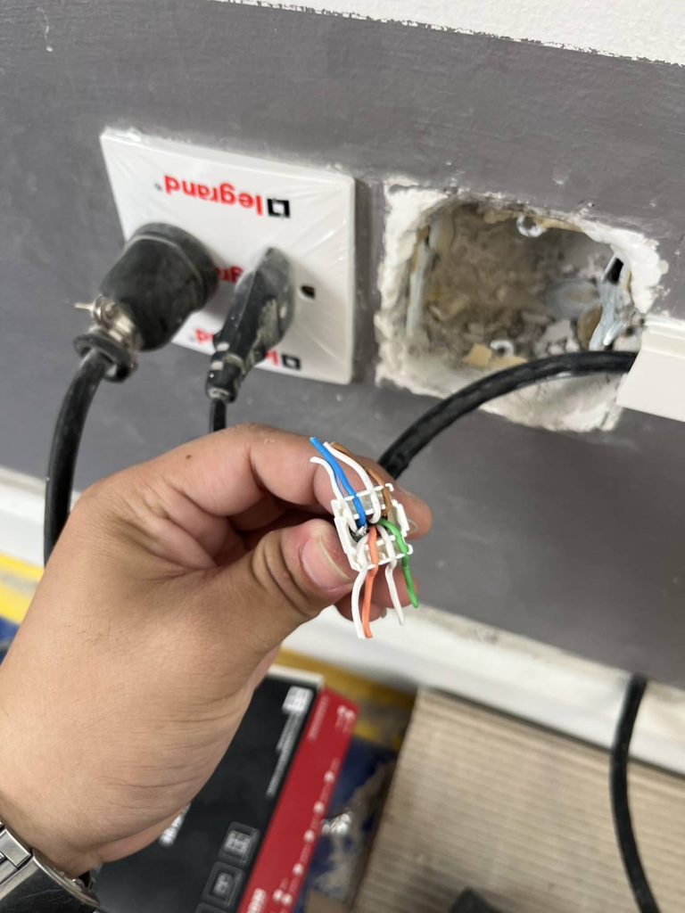 เข้าหัวสายlan