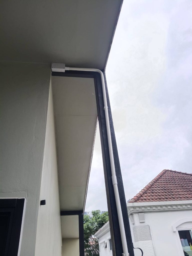 แนวท่อสายไฟและกล่องพักสายไฟ