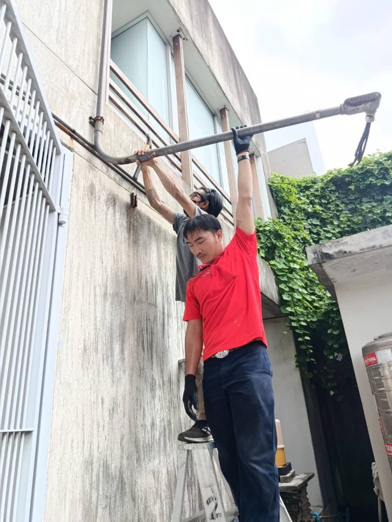 เช็กท่อร้อยสายไฟเก่า