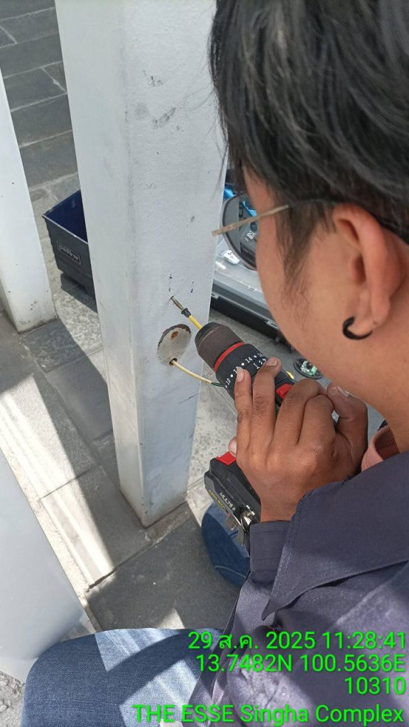 ติดตั้งเซ็นเซอร์กันหนีบ