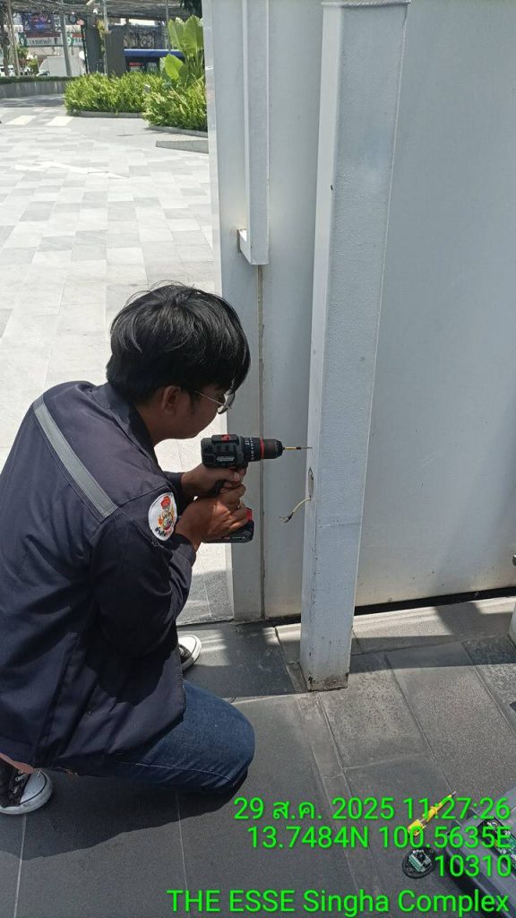 ติดตั้งเซ็นเซอร์กันหนีบ