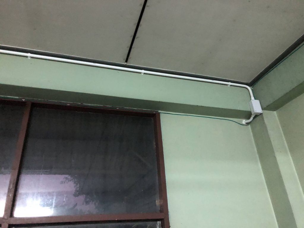 แนวท่อสายไฟ