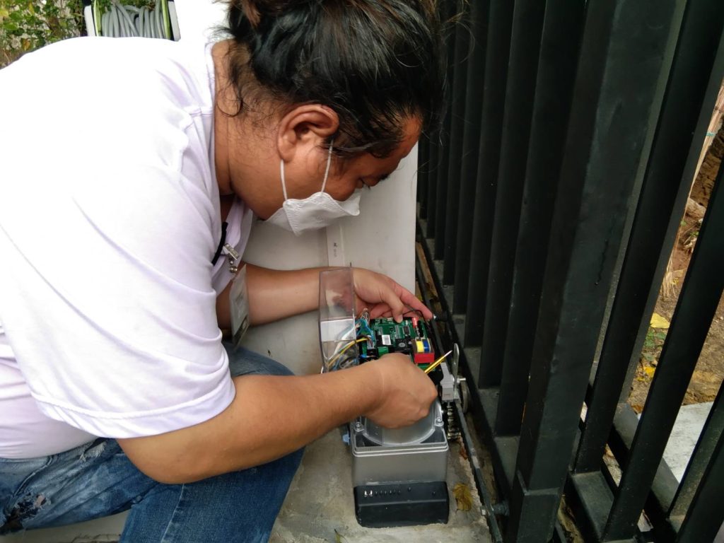 ตรวจเช็กมอเตอร์ประตูรีโมท