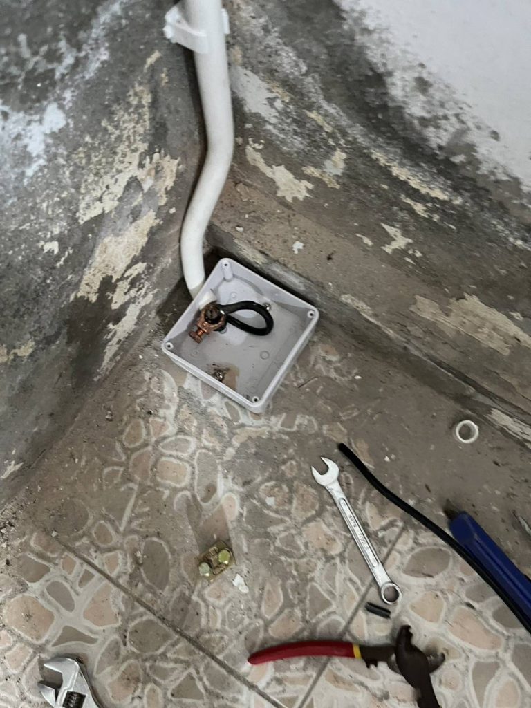 จุดติดตั้งสายดิน