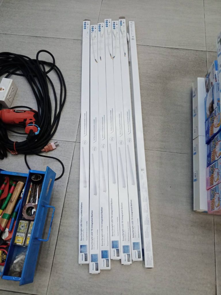 งานติดตั้งไฟแสงสว่าง