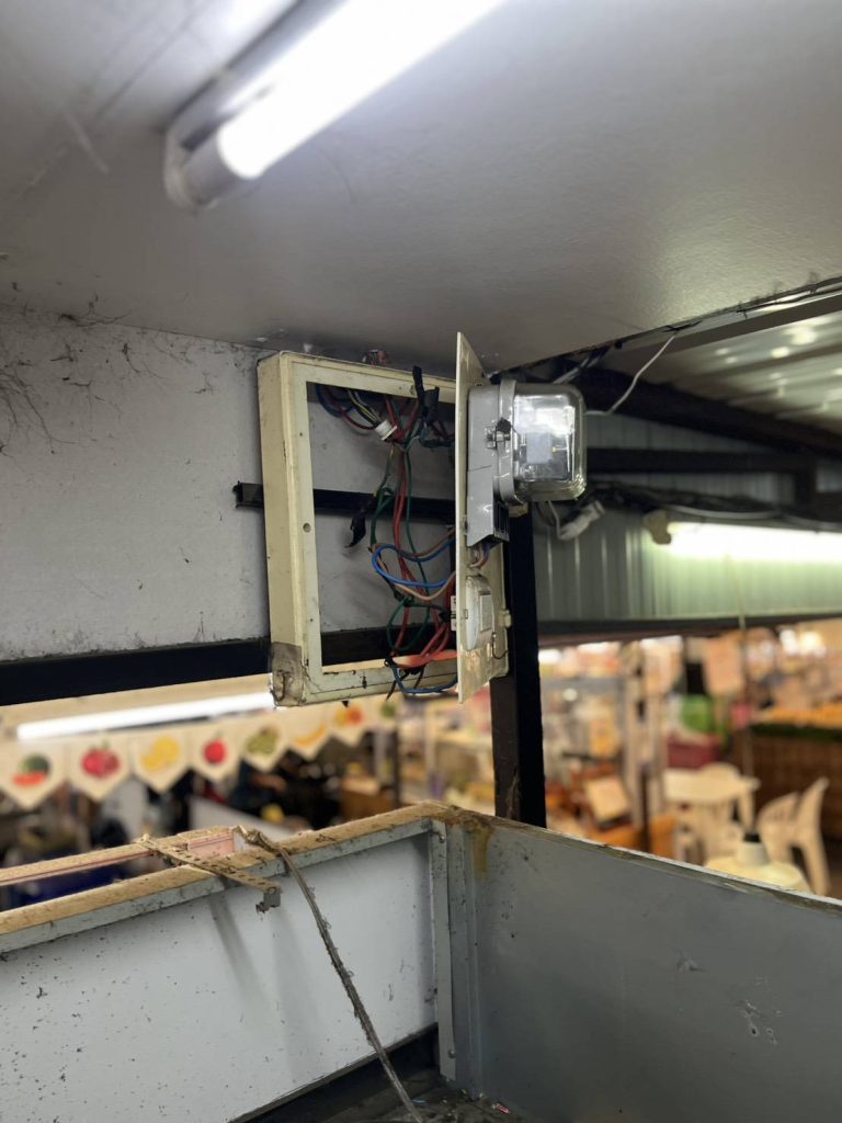 ตู้ไฟพร้อมมิเตอร์