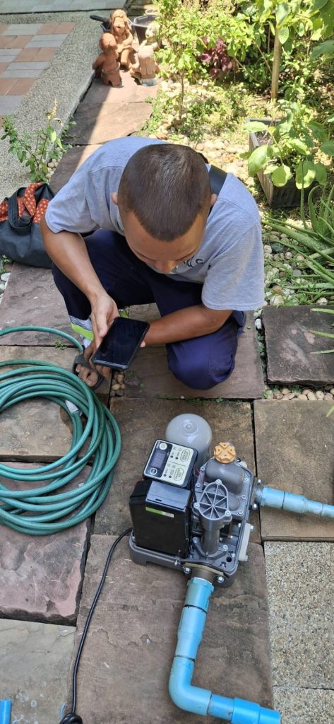 ตรวจเช็กปั๊มน้ำ