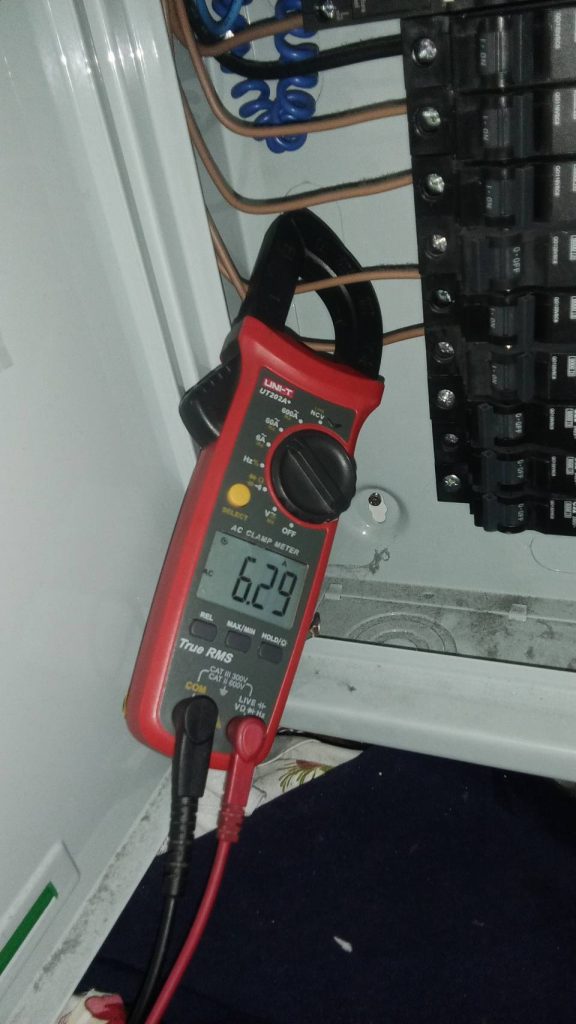 ตรวจวัดการจ่ายไฟในตู้เบรกเกอร์