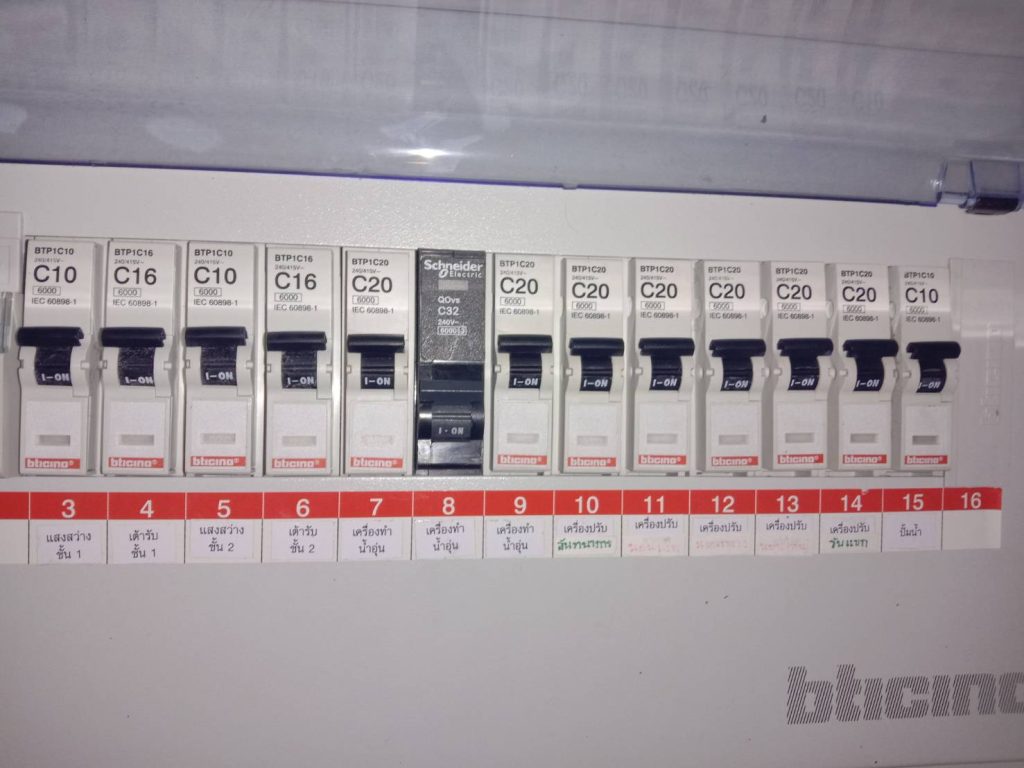 ติดตั้งตู้คอนซูมเมอร์