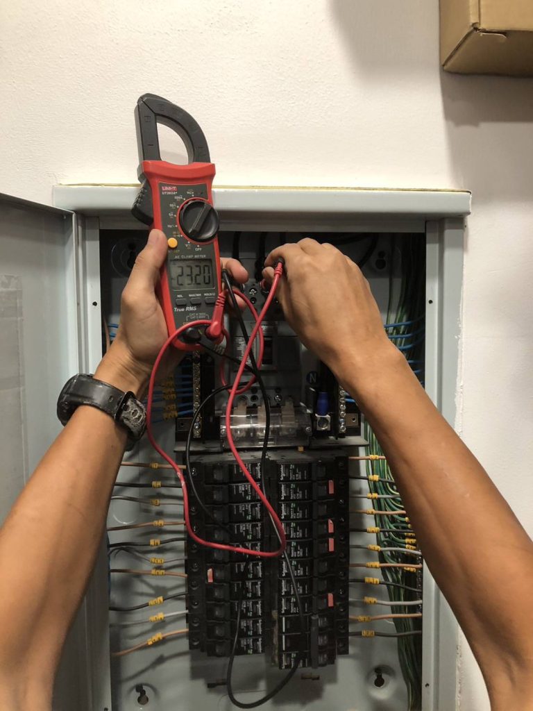 วัดไฟตู้โหลดเซ็นเตอร์