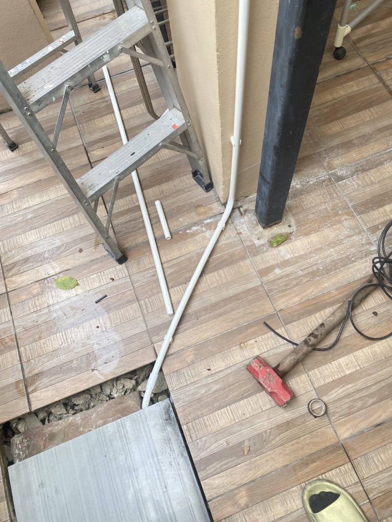 แนวท่อสายไฟ