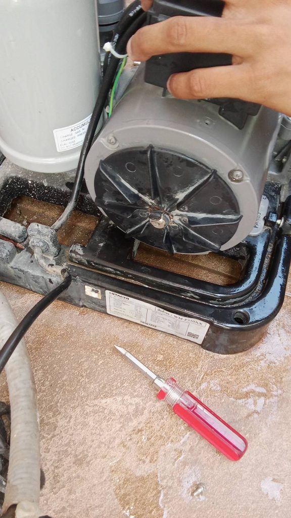 ตรวจเช็กมอเตอร์ปั๊มน้ำ