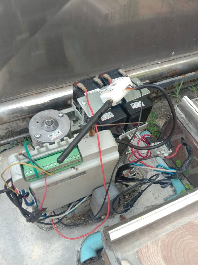 ติดตั้งมอเตอร์ประตูรีโมท