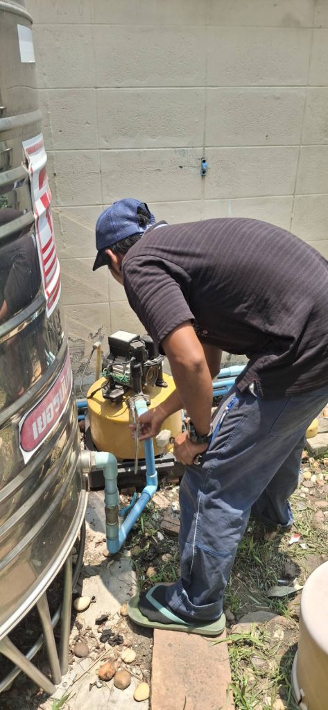 ตรวจเช็กปั๊มน้ำ