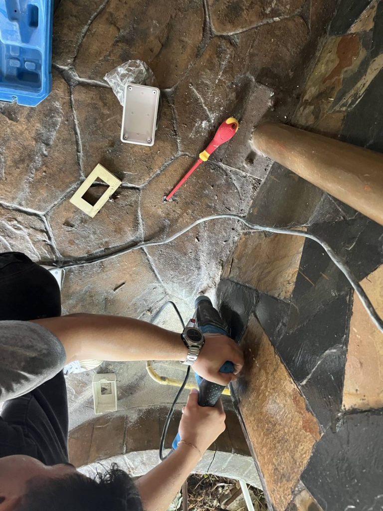 เตรียมตอกแท่งกราวด์