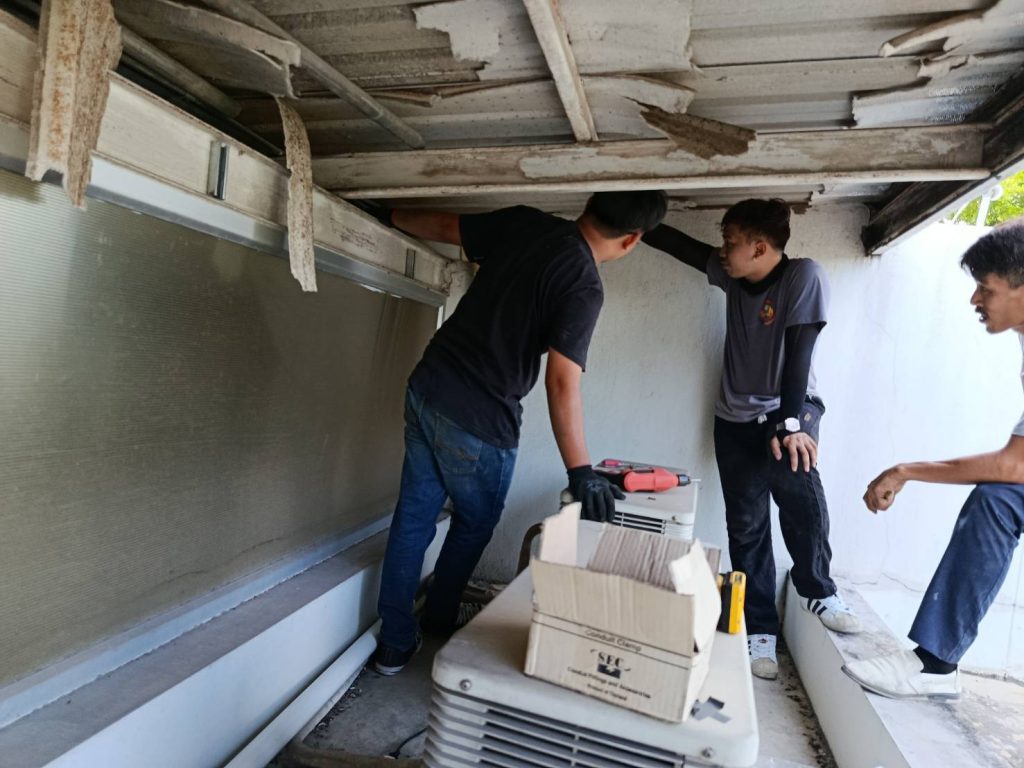 ติดตั้งรางสายไฟ