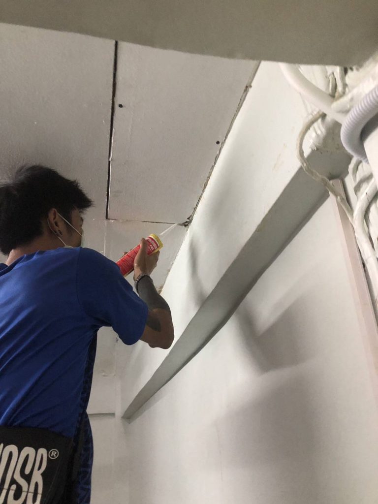 ยิงซิลิโคนเก็บงาน