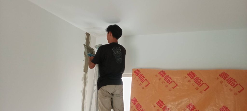 ฉาบฝังท่อสายไฟ