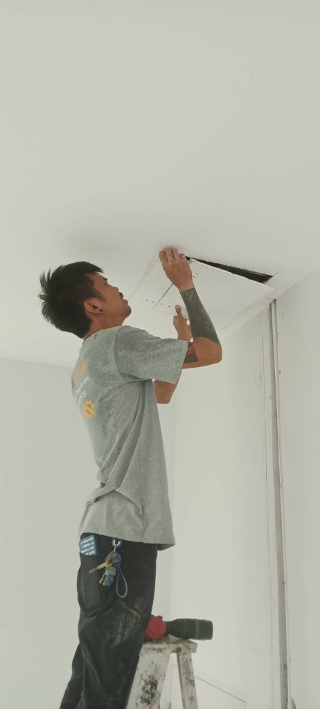 งานติดตั้งแบบฝังผนัง