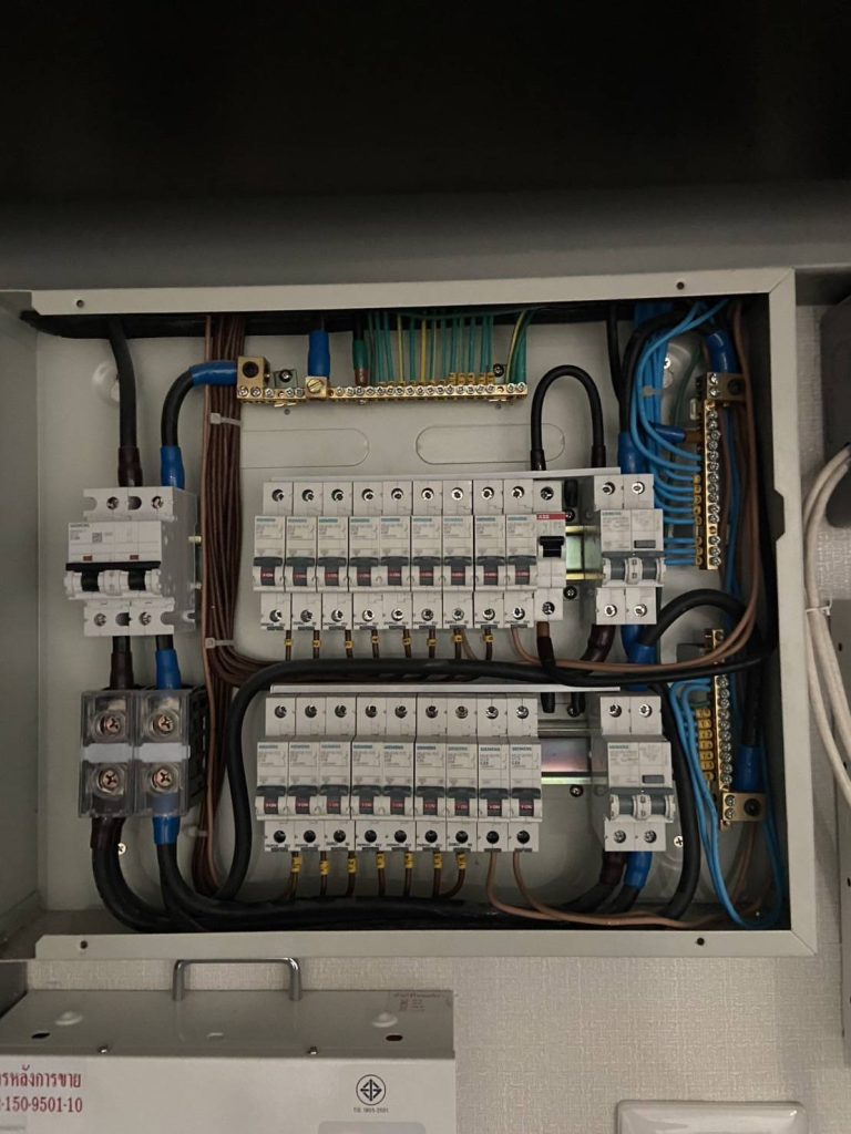 งานติดตั้งตู้ไฟ