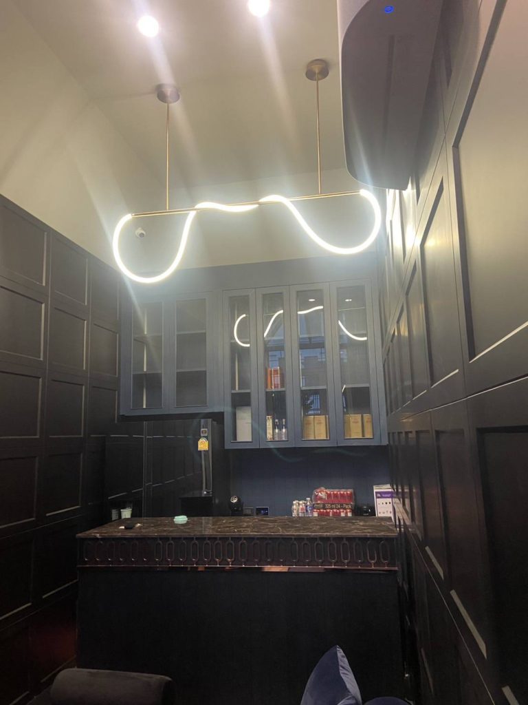 ติดตั้งไฟดาวไลท์