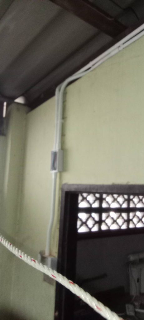 แนวท่อสายไฟ