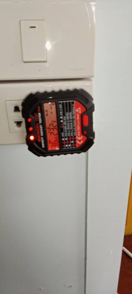 เช็กปลั๊กหลังติดตั้ง