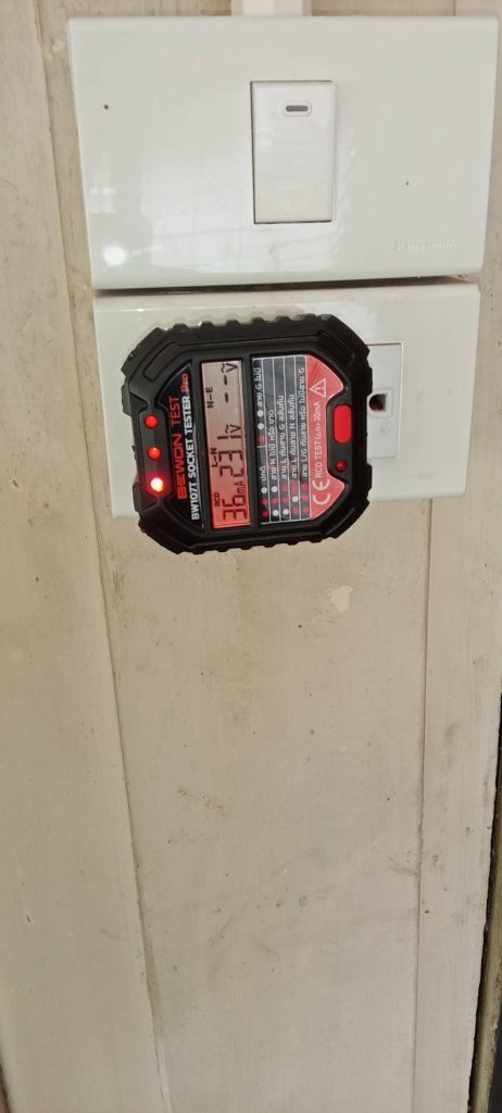 เช็กปลั๊กหลังติดตั้ง