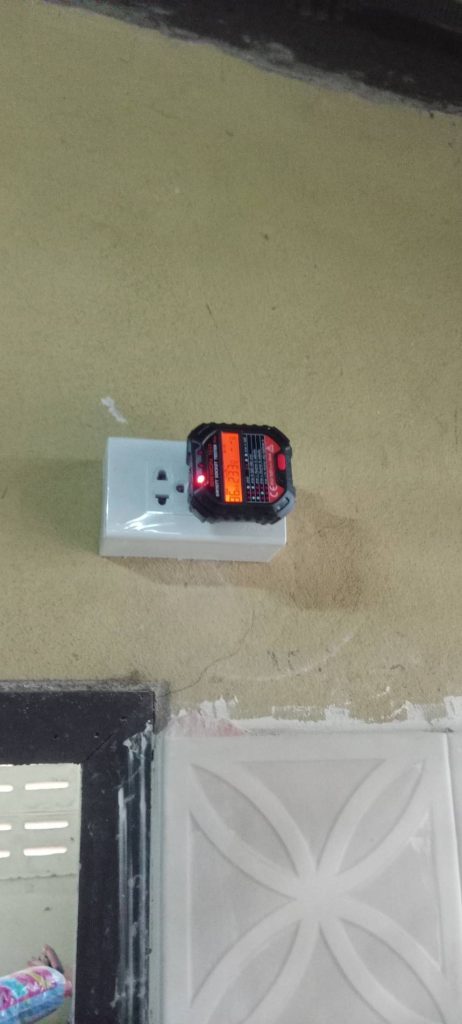 เช็กปลั๊กหลังการติดตั้ง