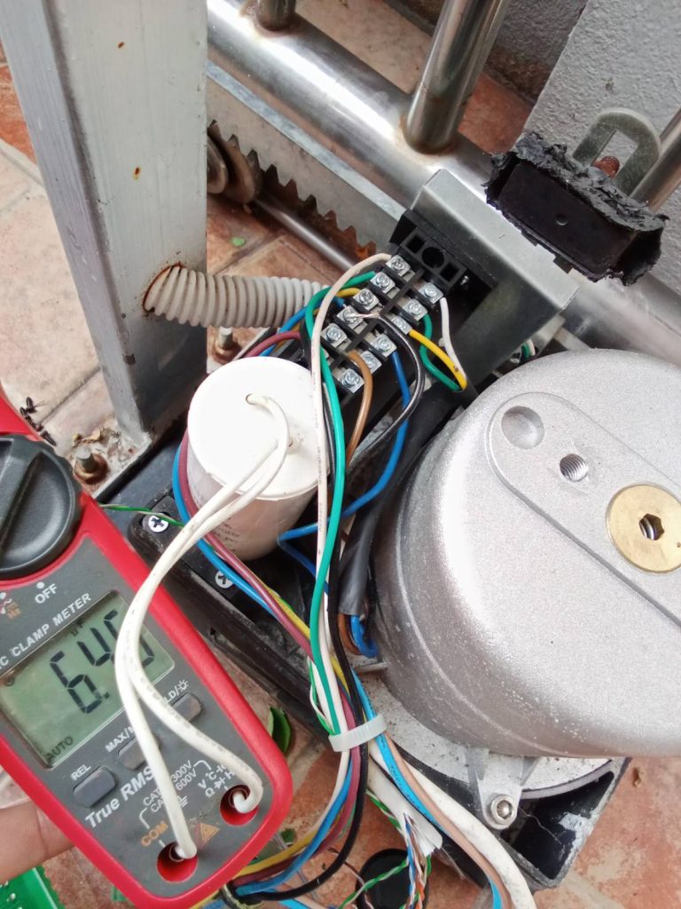 ตรวจเช็กมอเตอร์ประตูรีโมท