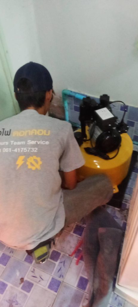 ติดตั้งปั๊มน้ำ