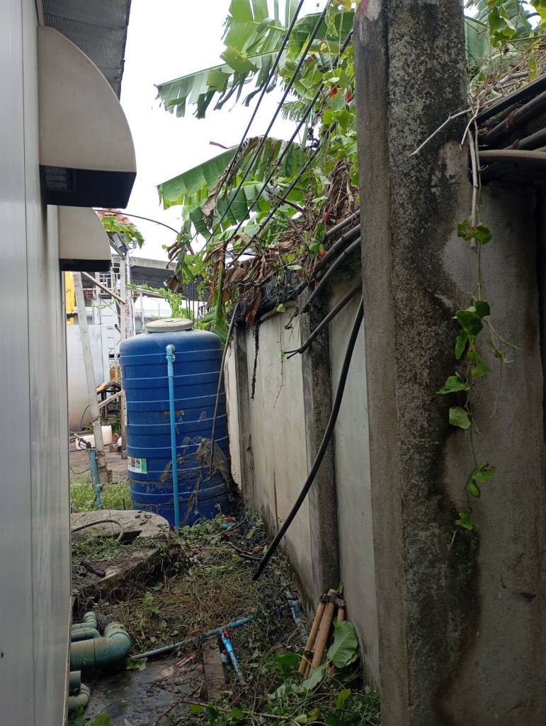 สายไฟเสียหายจากไฟไหม้