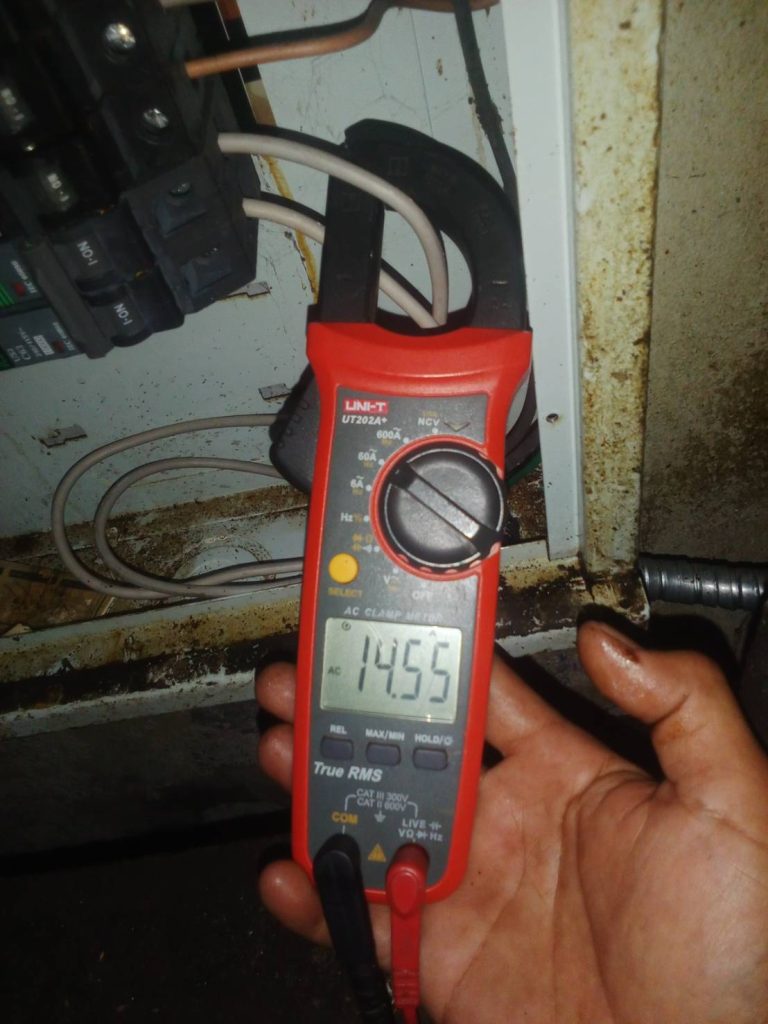 วัดไฟตู้โหลด