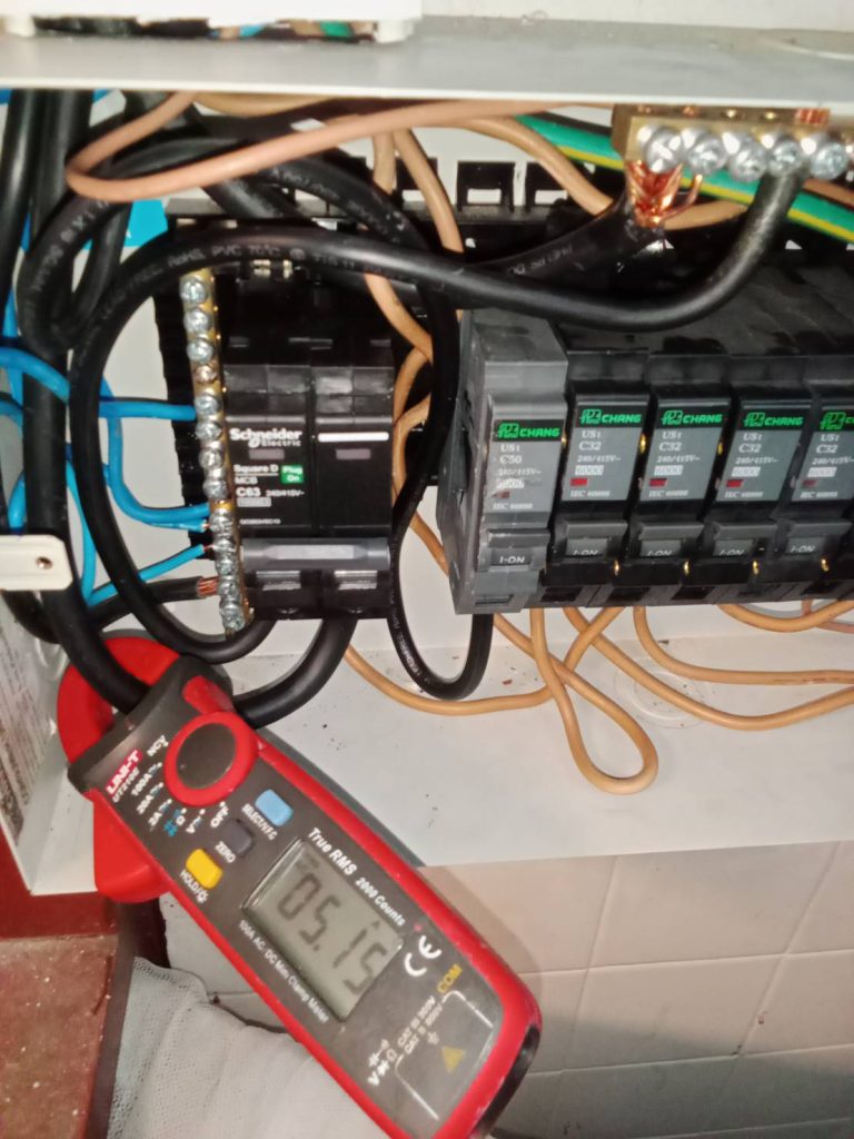 คล้องวัดกระแสตู้คอนซูมเมอร์