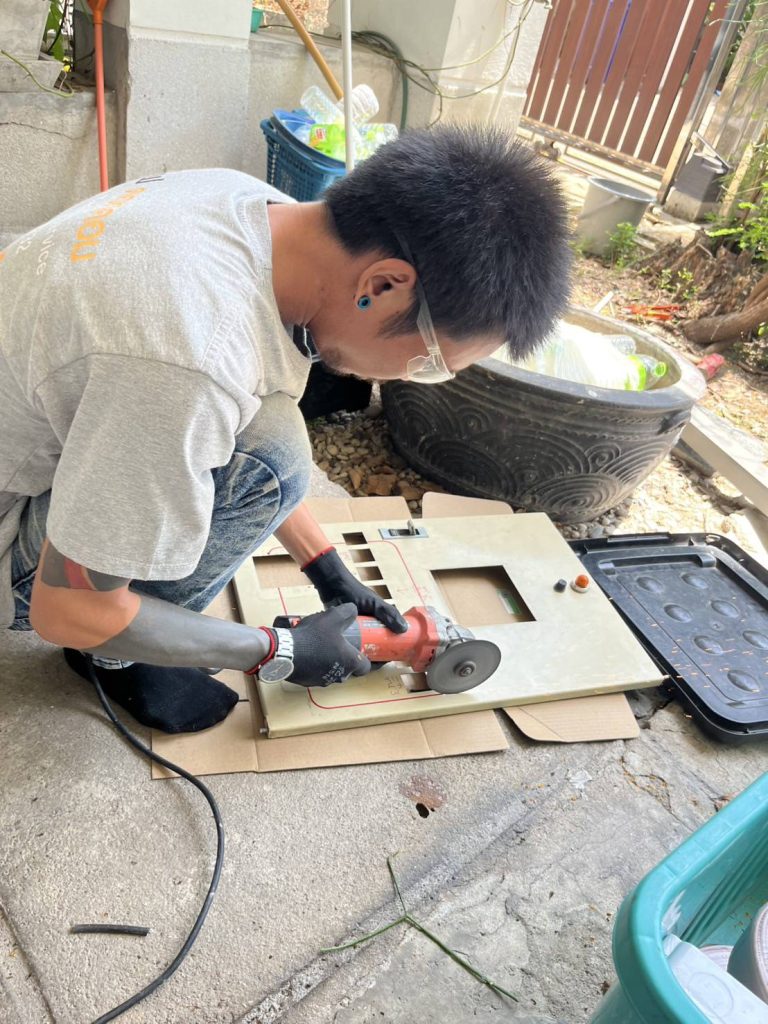 จัดเตรียมตู้ไฟ