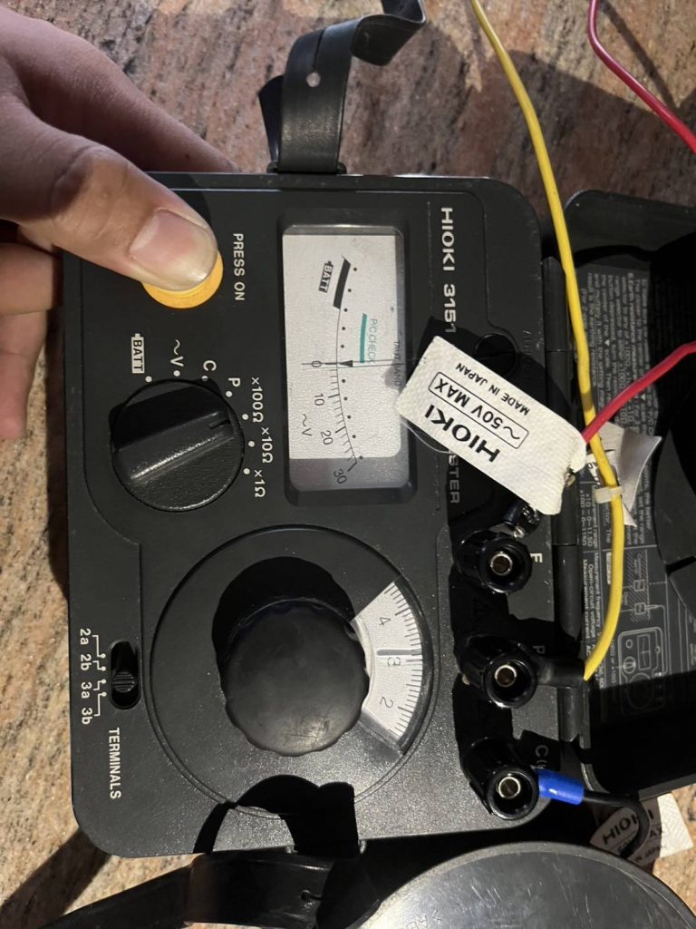 วัดค่าความต้านทานฉนวน