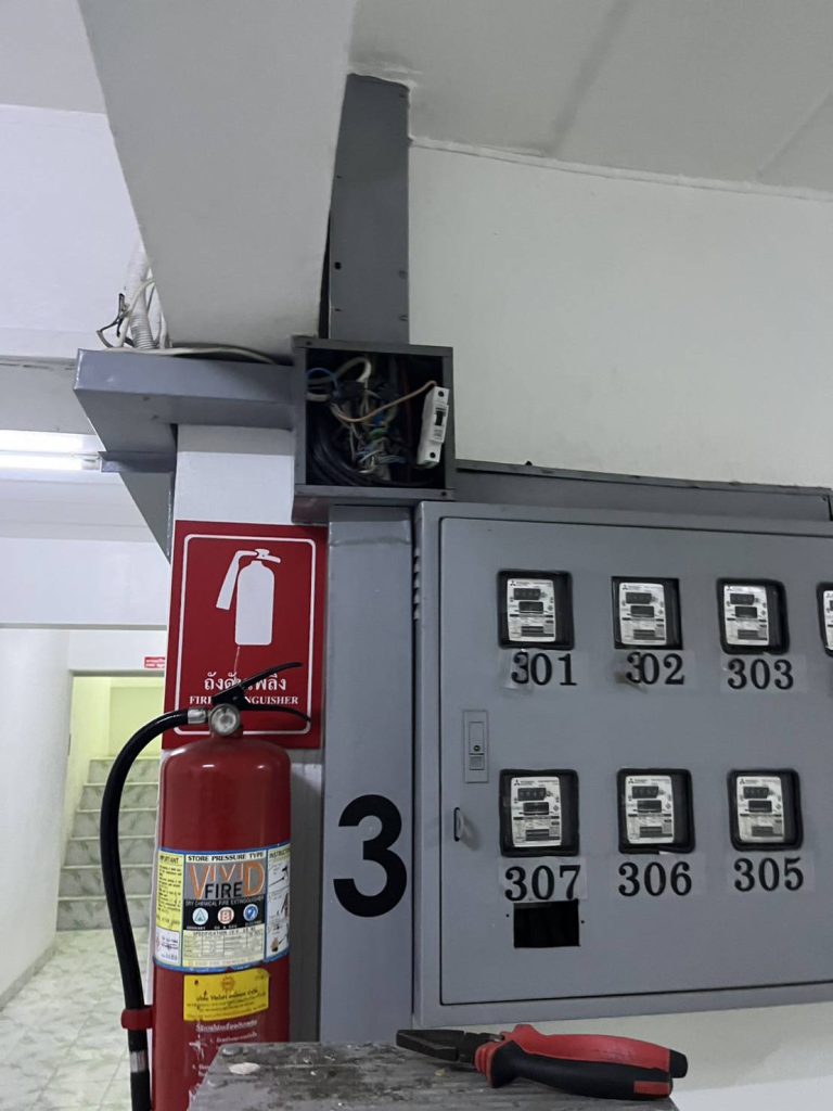 กล่องพักสายไฟ