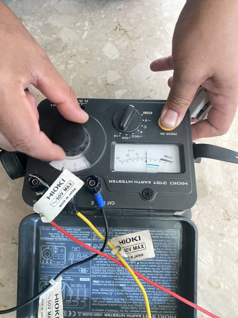 วัดค่าต้านทานดิน